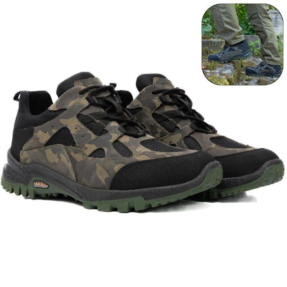 Кросівки туристичні Стимул Техас р. 41 зима/посилені Камуфляж/Чорний - фото 2