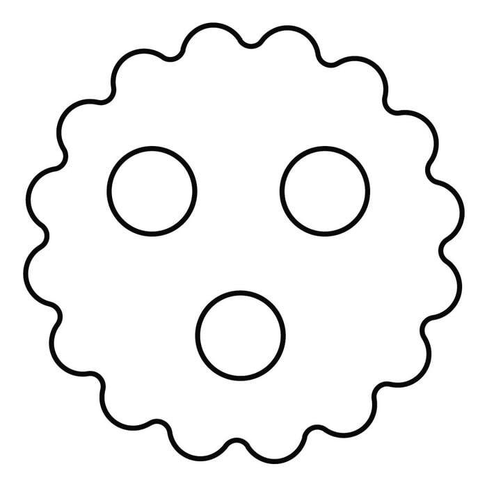 Формочка для печенья Kaiser Окошко металлическое 5 см (33972009)