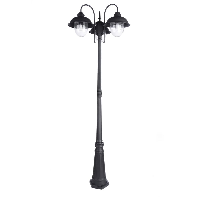 Фонарь уличный Brille GL-95 E-3 BK (34-025)