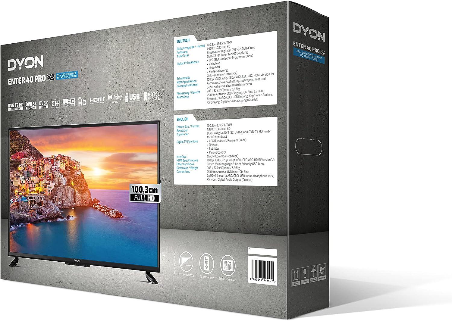 Телевизор Dyon Enter 40 PRO X2 LED/Full HD/T2-S2 40" (12162920) - фото 3