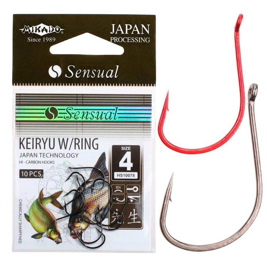 Крючок Mikado Sensual Keiryu №12 ушко 10 шт. Red (2501458421)