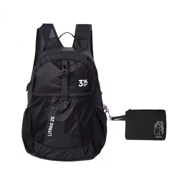 Рюкзак складной 40х28х10 см Черный (Y02372) Рюкзак складной 40х28х10 см Черный (Y02372)