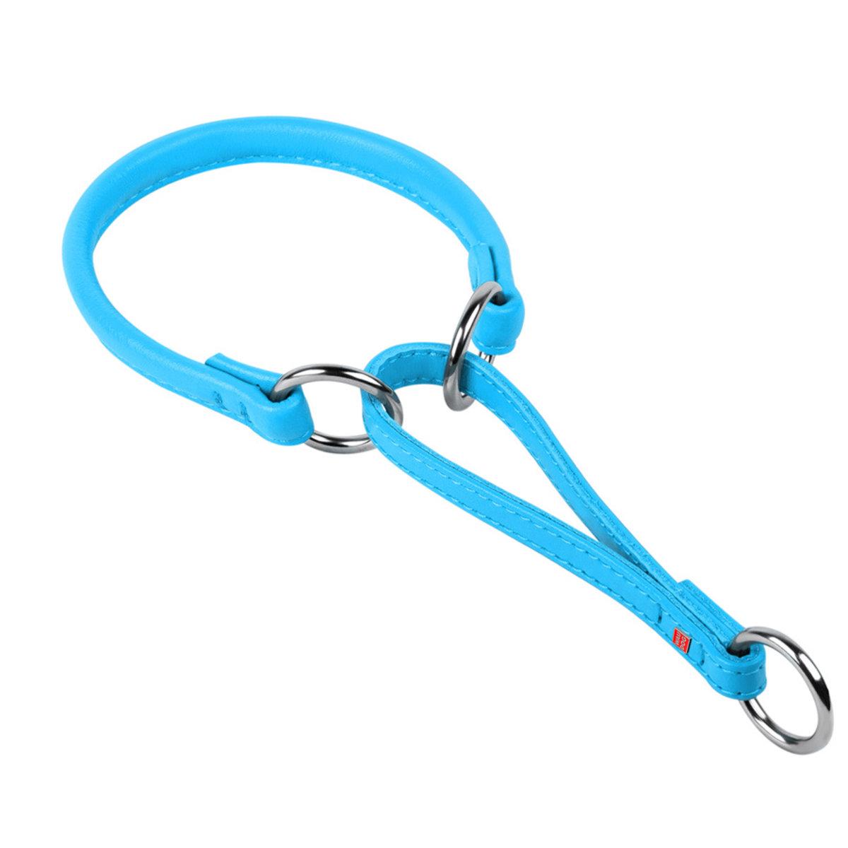 Ошейник-удавка Waudog Glamour 13 мм 60 см Голубой