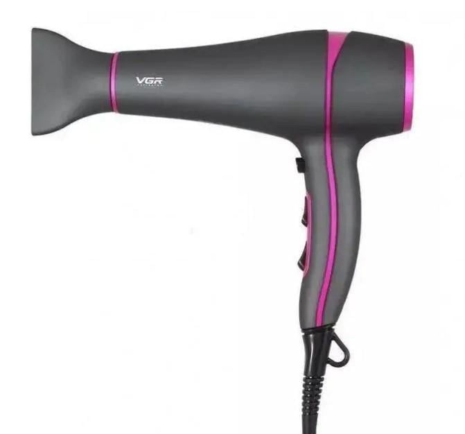 Фен VGR V-402 для волосся з насадками для сушіння й укладання 2200 W