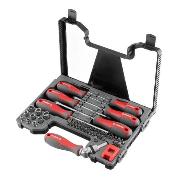 Набор отверток Intertool VT-3352 с комплектом насадок 51 ед.