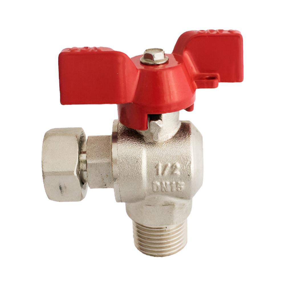 Кран шаровой угловой с накидной гайкой Karro 3/4" Красный (SQ-1009820) Кран шаровой угловой с накидной гайкой Karro 3/4" Красный (SQ-1009820)