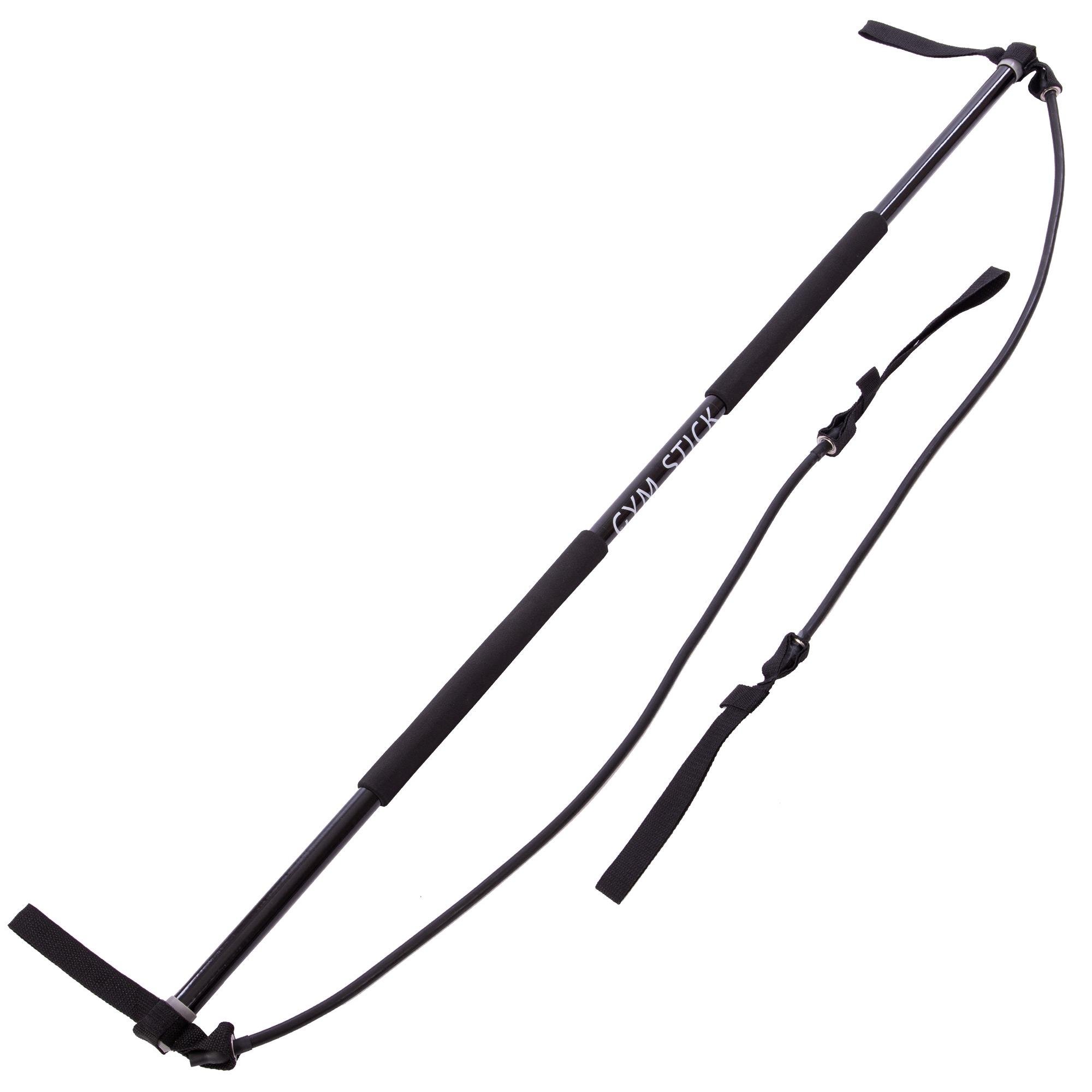 Гимнастическая палка бодибар для фитнеса с эспандерами Zelart Gym Stick SP-Sport FI-4412 1,3 м (DR004948)