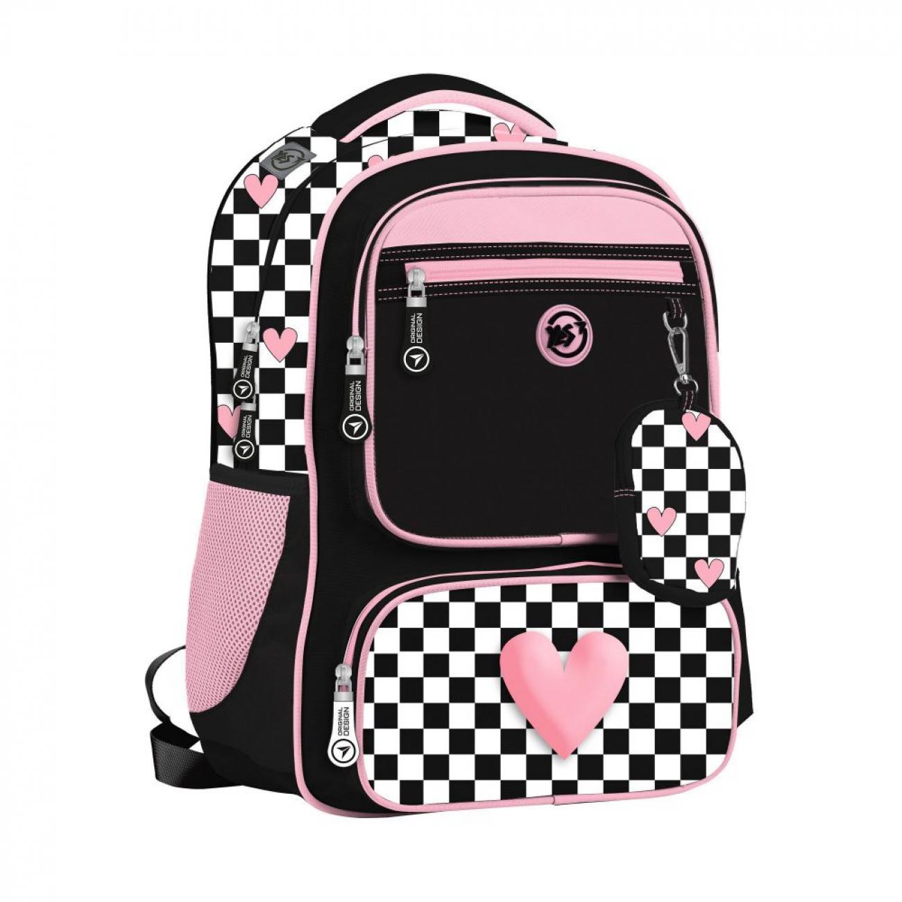 Школьный рюкзак YES My Heart TS-46 с ортопедической спинкой (559603)