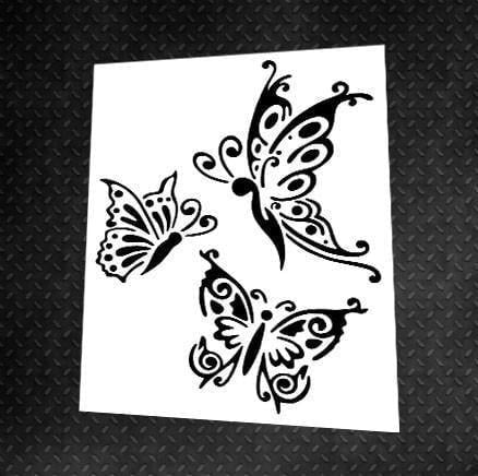 Трафарет DFA для декора Животные Бабочка для краски и штукатурки (J00010)