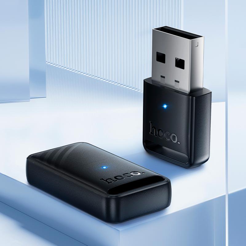 Адаптер Hoco UA42 Bluetooth 5.4 Black (19402) - фото 5