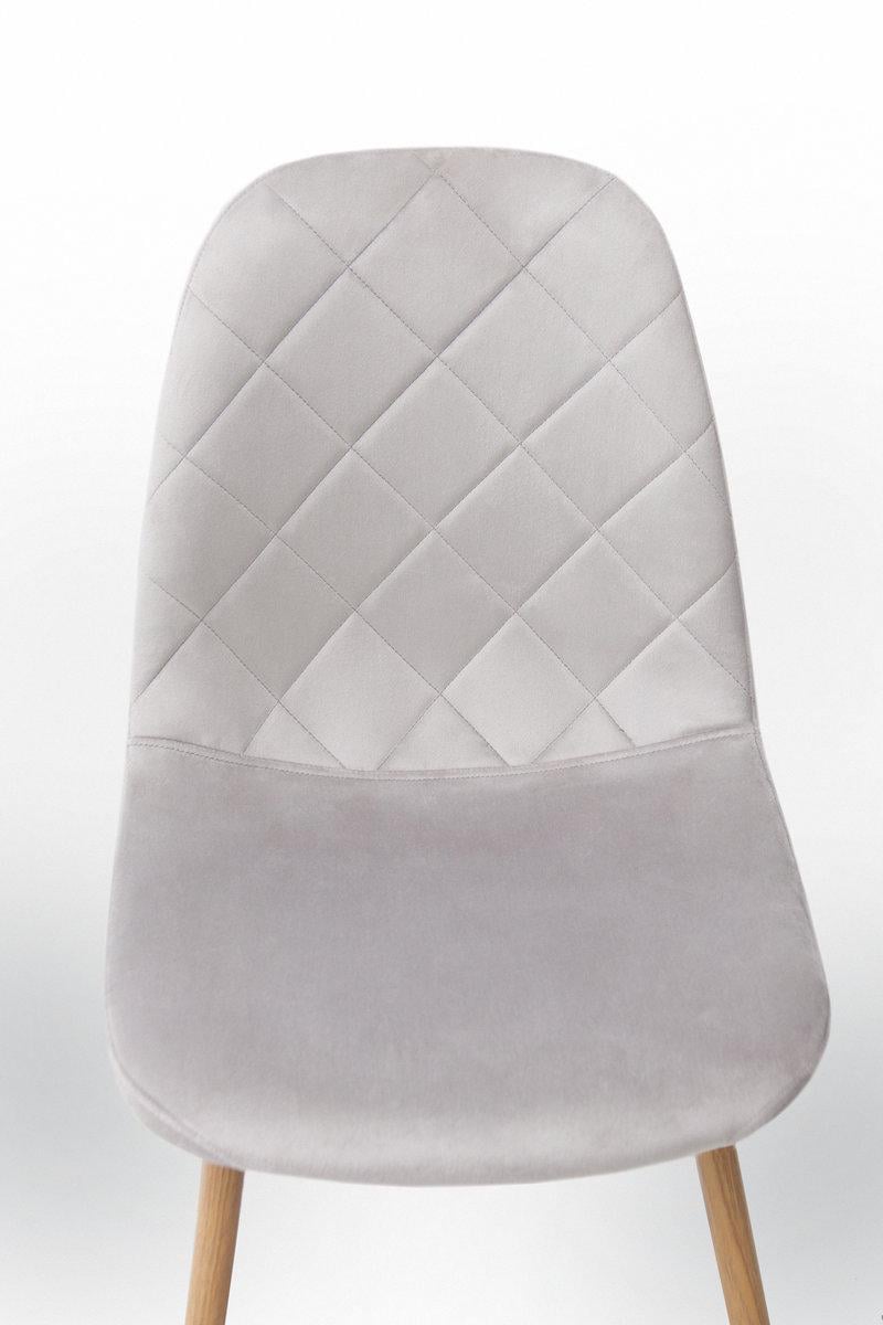 Стілець кухонний Ембер-L Мікс Меблі Термо/Велюр Сірий - фото 5 Стілець кухонний Ембер-L Мікс Меблі Термо/Велюр Сірий - фото 5