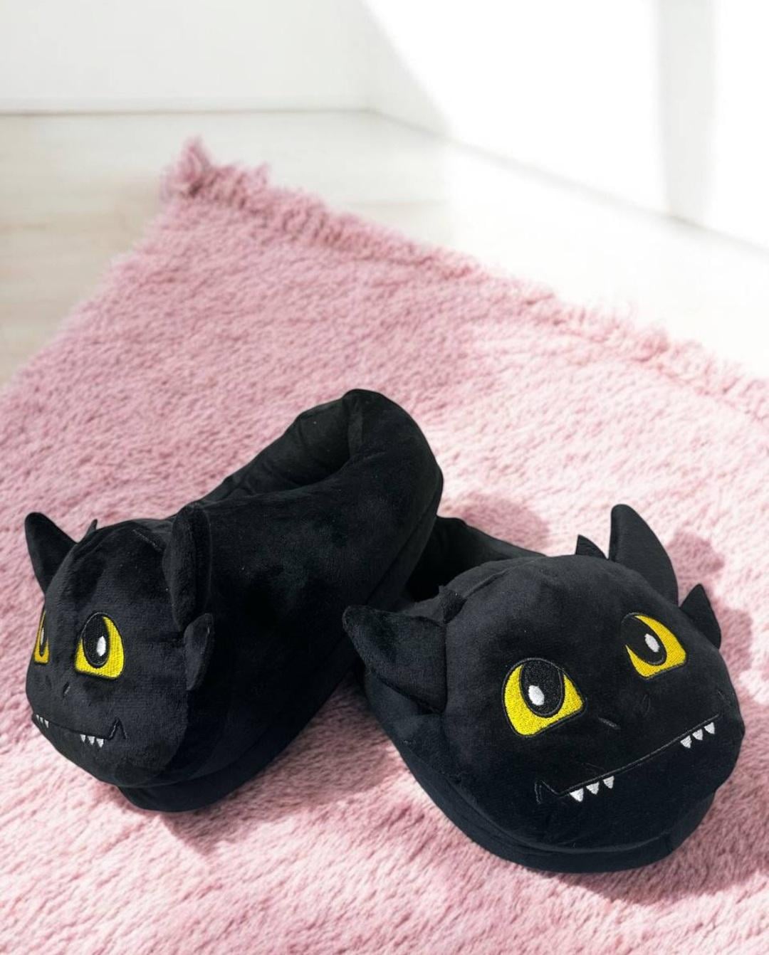 Тапочки домашние плюшевые Беззубик р. 32-39 Черный