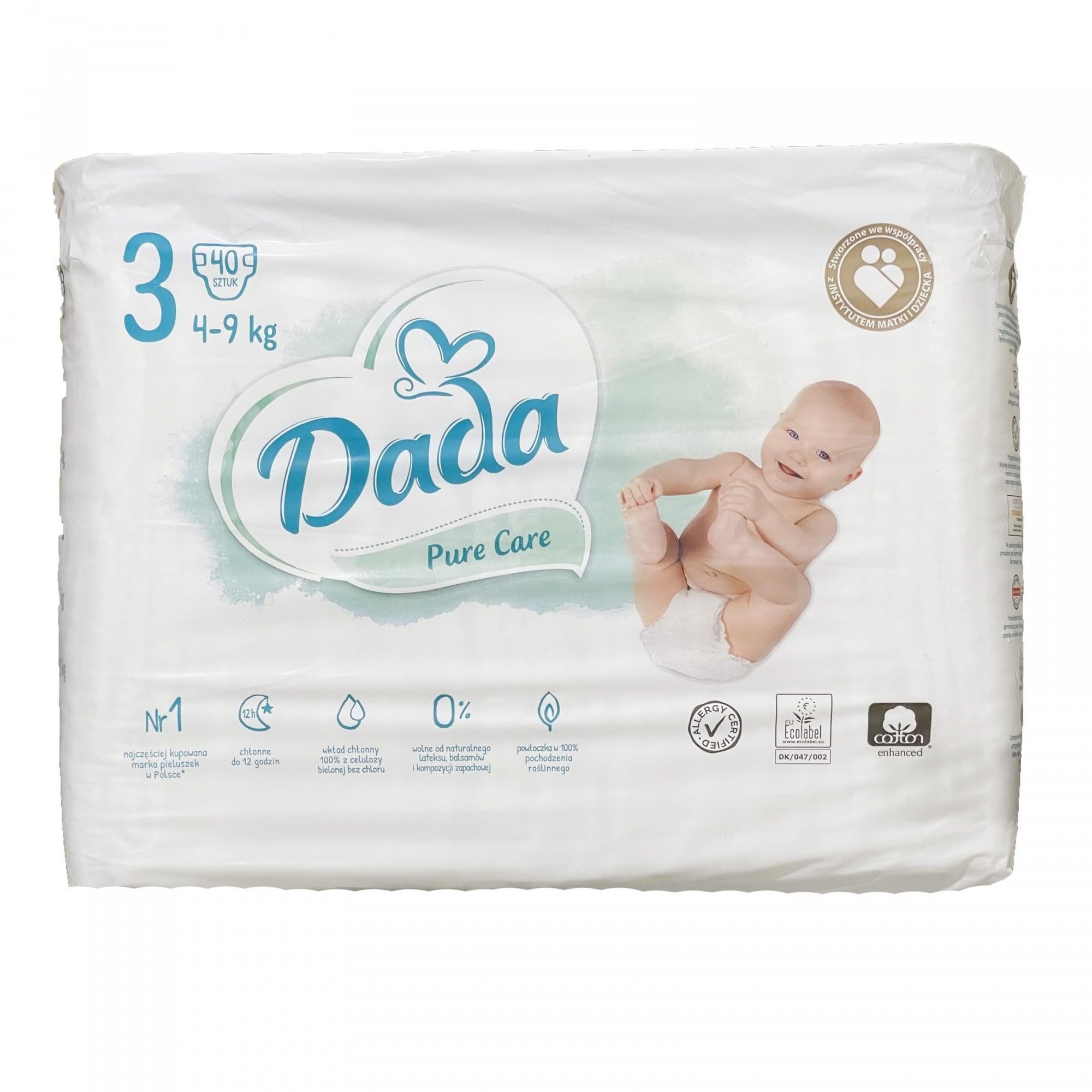 Підгузники Dada Pure Care 3 4-9 кг 40 шт. (661785d4e08fd45c1f5c54e2) Підгузники Dada Pure Care 3 4-9 кг 40 шт. (661785d4e08fd45c1f5c54e2)