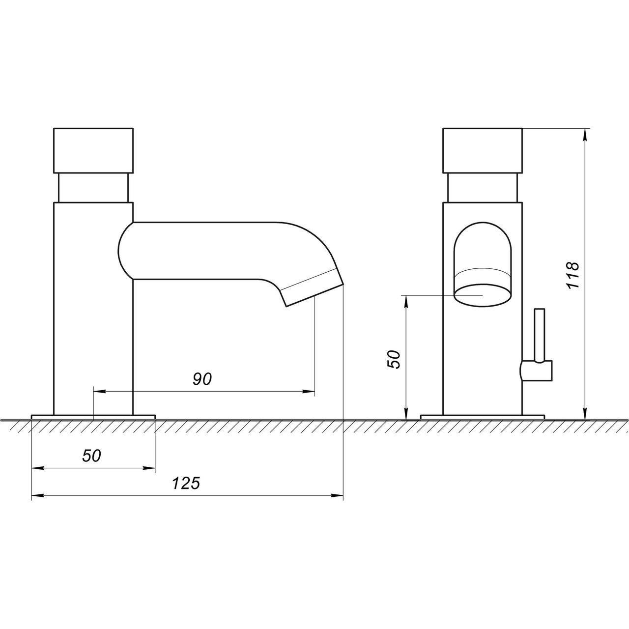 Змішувач-дозатор для умивальника TOPAZ TP-0302N (2633543886) - фото 5