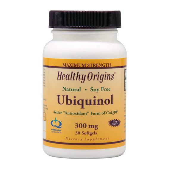 Коензим Healthy Origins Ubiquinol Kaneka QH 300 mg 30 Caps (HO36465)