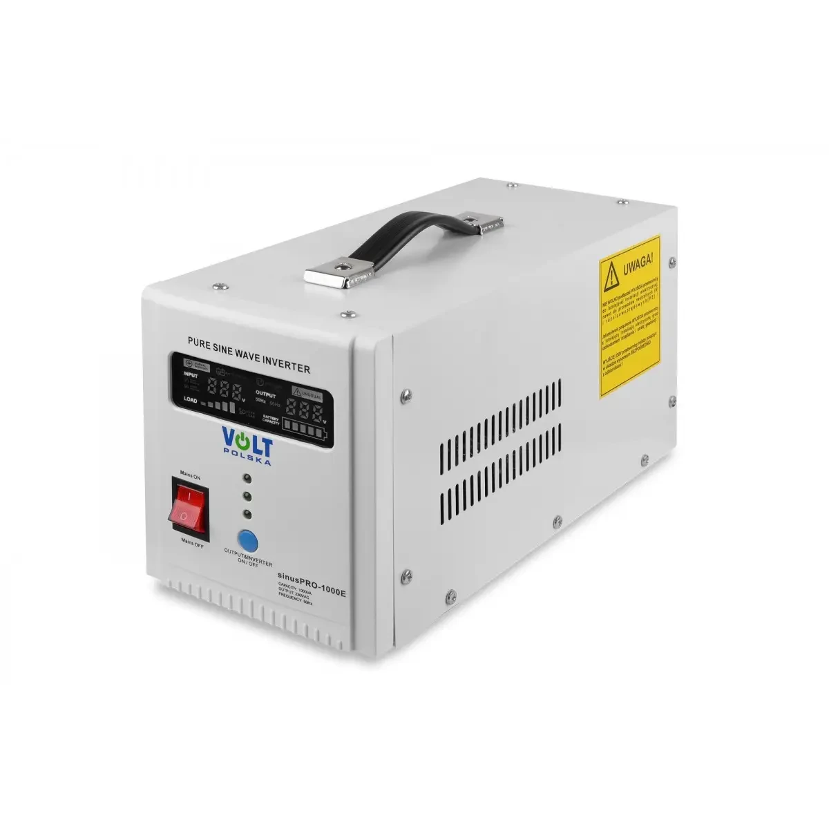 Інвертор гібридний Volt Polska SINUS PRO 1000 E 12/230V 700/1000W - фото 1