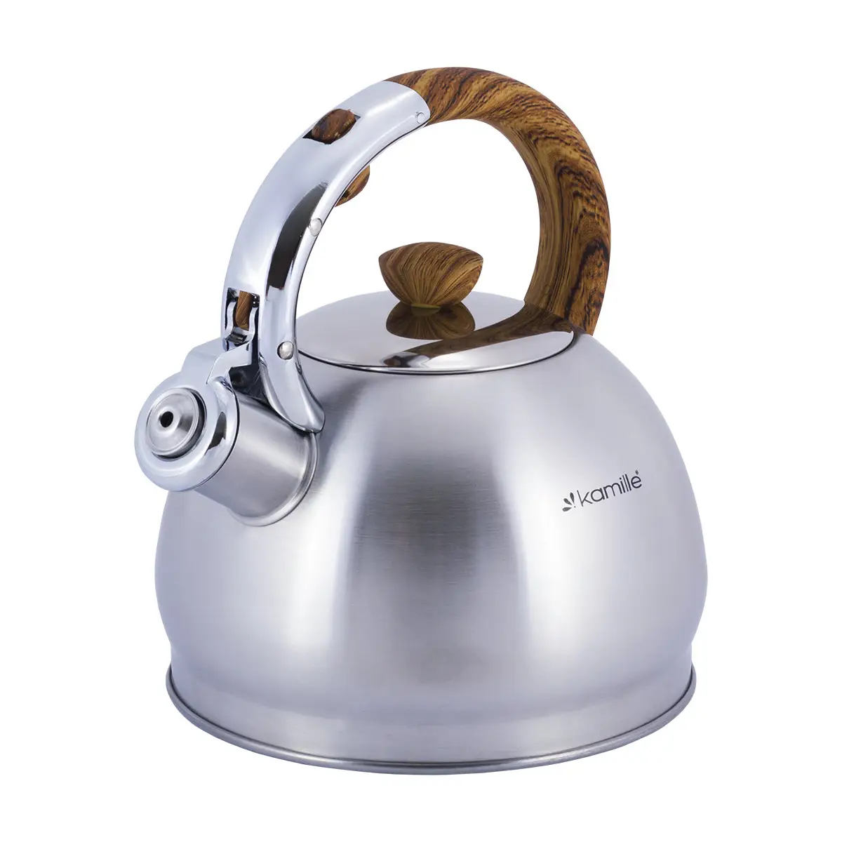 Чайник со свистком Kamille KM-0694N из нержавеющей стали 2 л (2081902638)