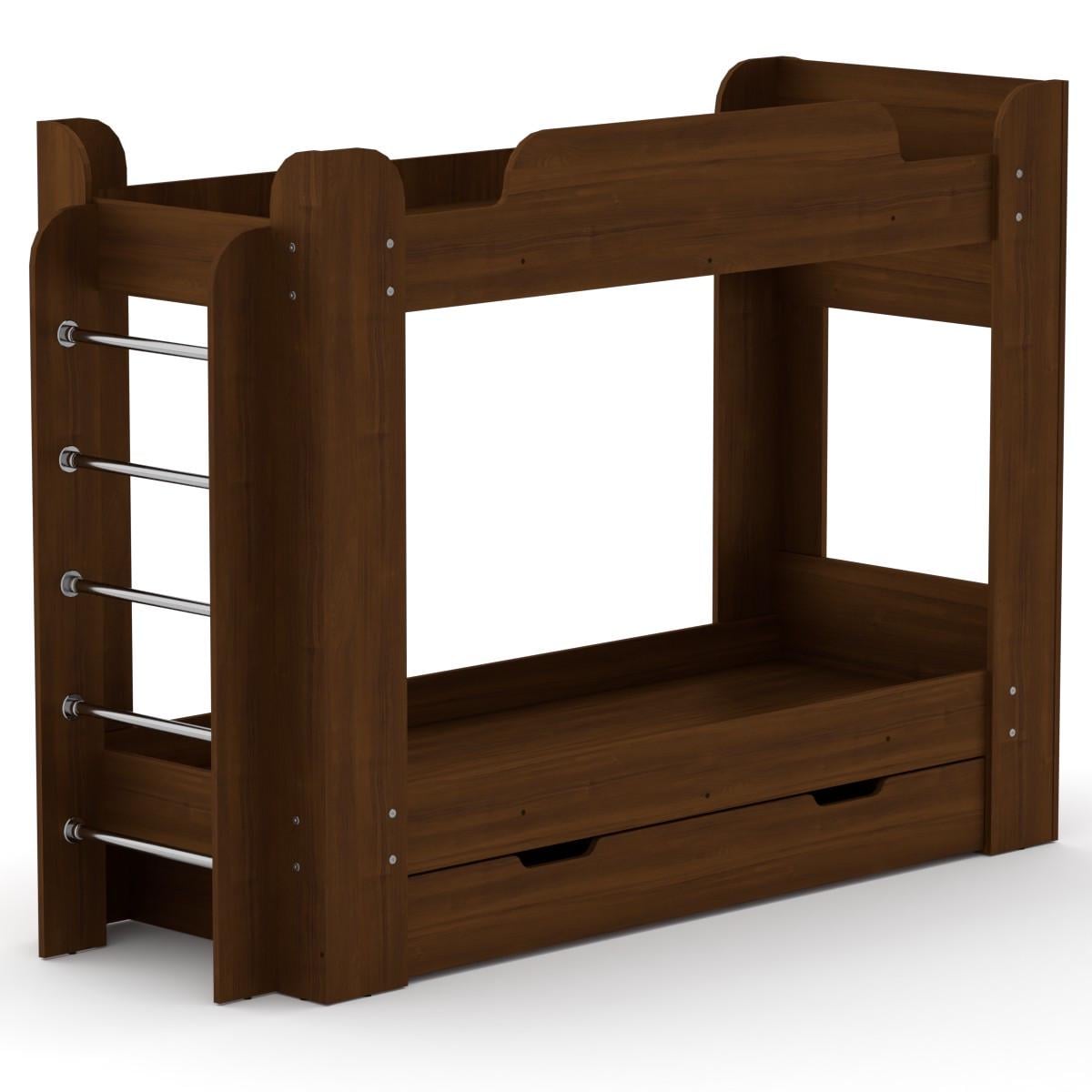 Кровать двухярусная Компанит Твикс 70x190 см Орех экко (26889929)