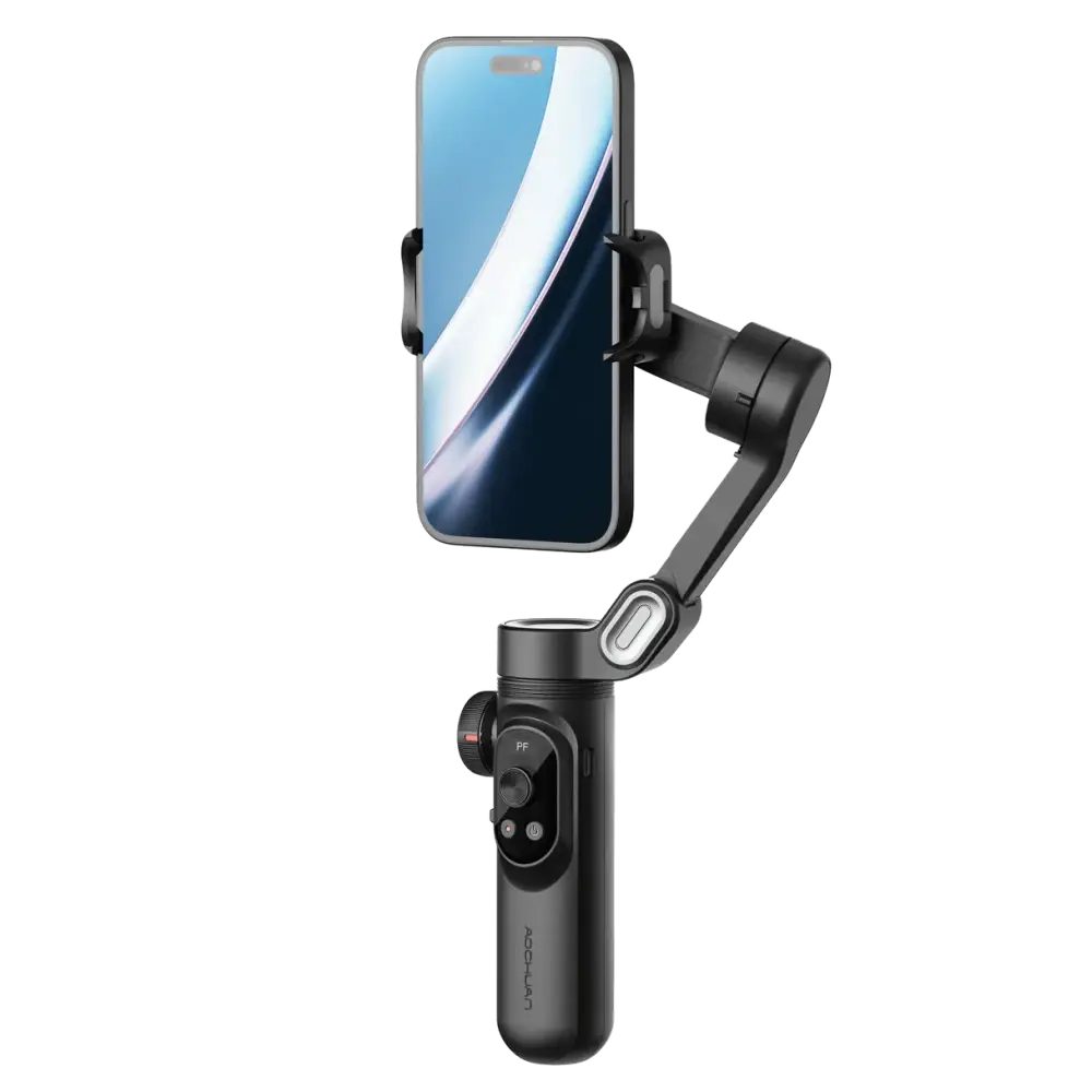 Стабілізатор триосьовий AOCHUAN Professional Gimbal Stabilizer Smartphone SMART X Pro Black - фото 5