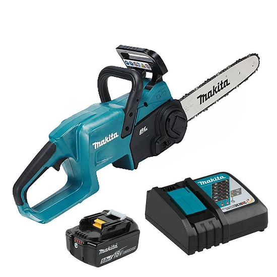 Пила цепная аккумуляторная Makita DUC357RT 35 см 7,7 м/с LXT BL комплект Пила цепная аккумуляторная Makita DUC357RT 35 см 7,7 м/с LXT BL комплект