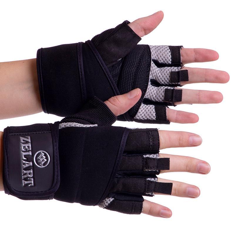 Перчатки спортивные Zelart ZG-3610 XXL Черный (07363011)