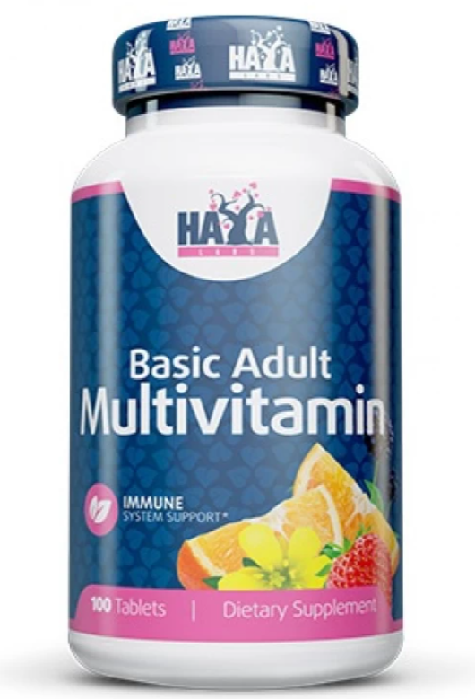 Комплекс витаминов и минералов Haya Labs Basic Multivitamin 100 таблеток