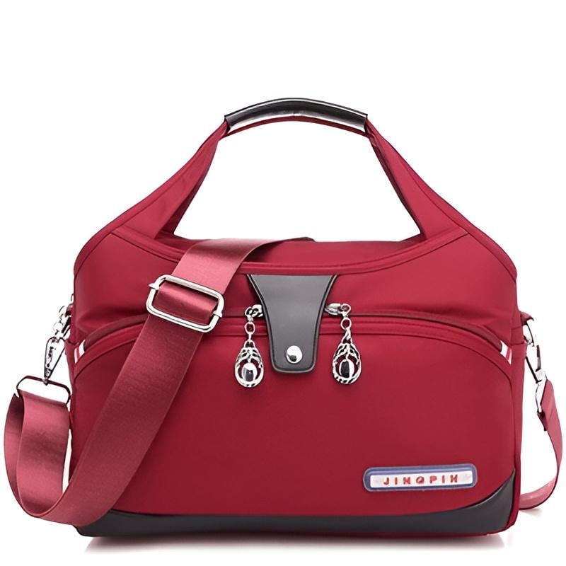 Сумка женская Kizo Bag Лео водонепроницаемая нейлон Red (id_333) Сумка женская Kizo Bag Лео водонепроницаемая нейлон Red (id_333)
