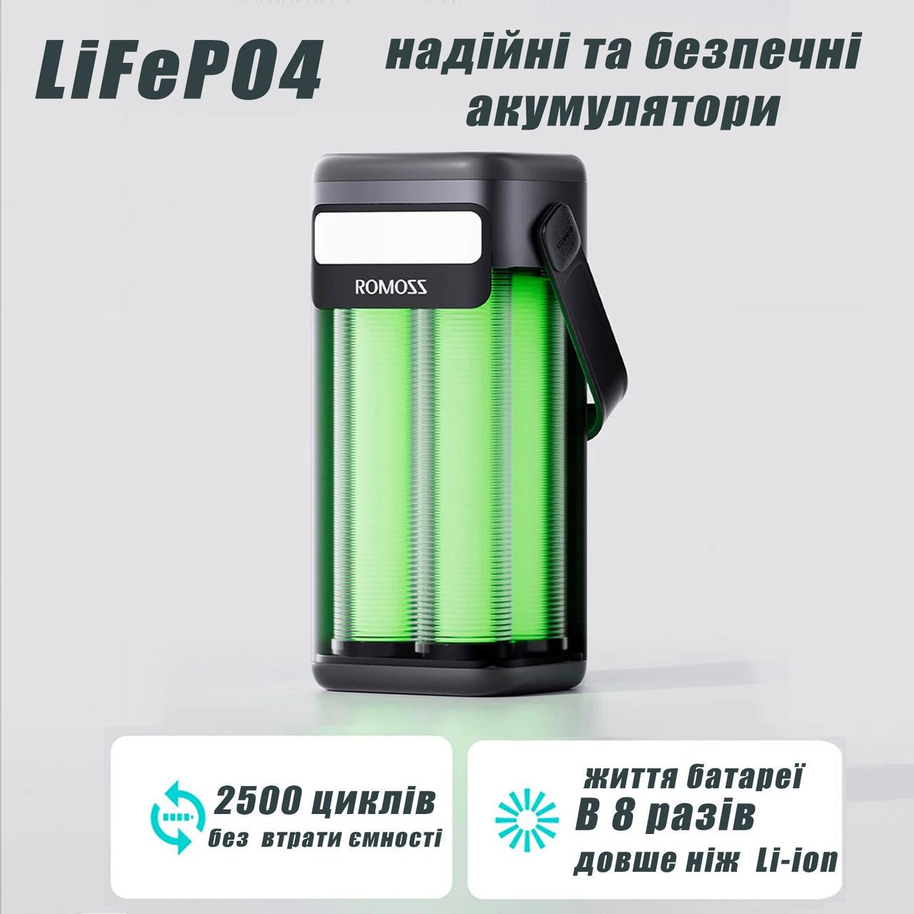 Повербанк для ноутбука Romoss PMT60 100W 60000 mAh 5A зі швидкою зарядкою (Romoss-100W) - фото 4 Повербанк для ноутбука Romoss PMT60 100W 60000 mAh 5A зі швидкою зарядкою (Romoss-100W) - фото 4