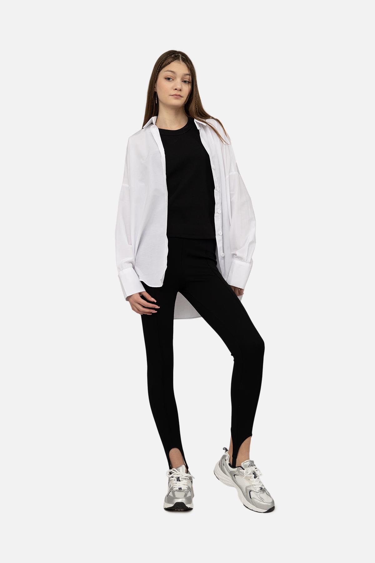 Лосины женские ЦБ-00268993 р. 44 Черный (SKT001042153)