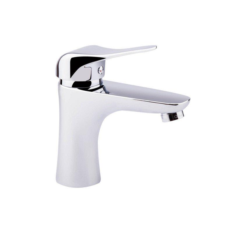 Смеситель для умывальника Q-tap Integra CRM 001 латунь Хром (QTINTCRM001)