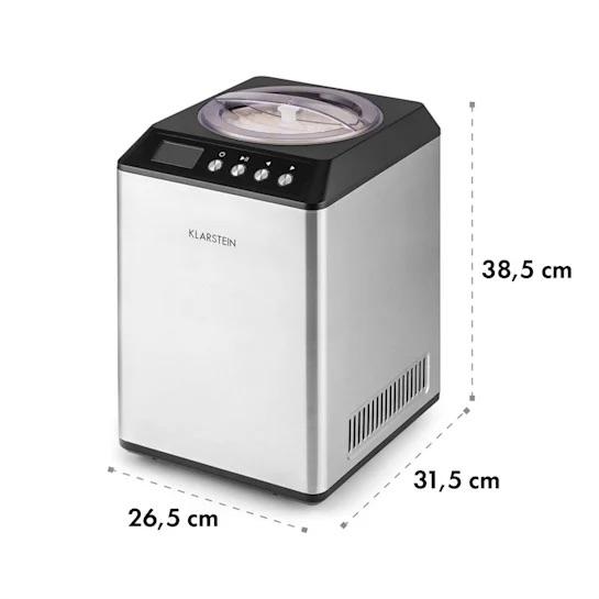 Машина для мороженого Klarstein Vanilly Sky Family Frozen Yoghurt из нержавеющей стали 250W 25 л - фото 7