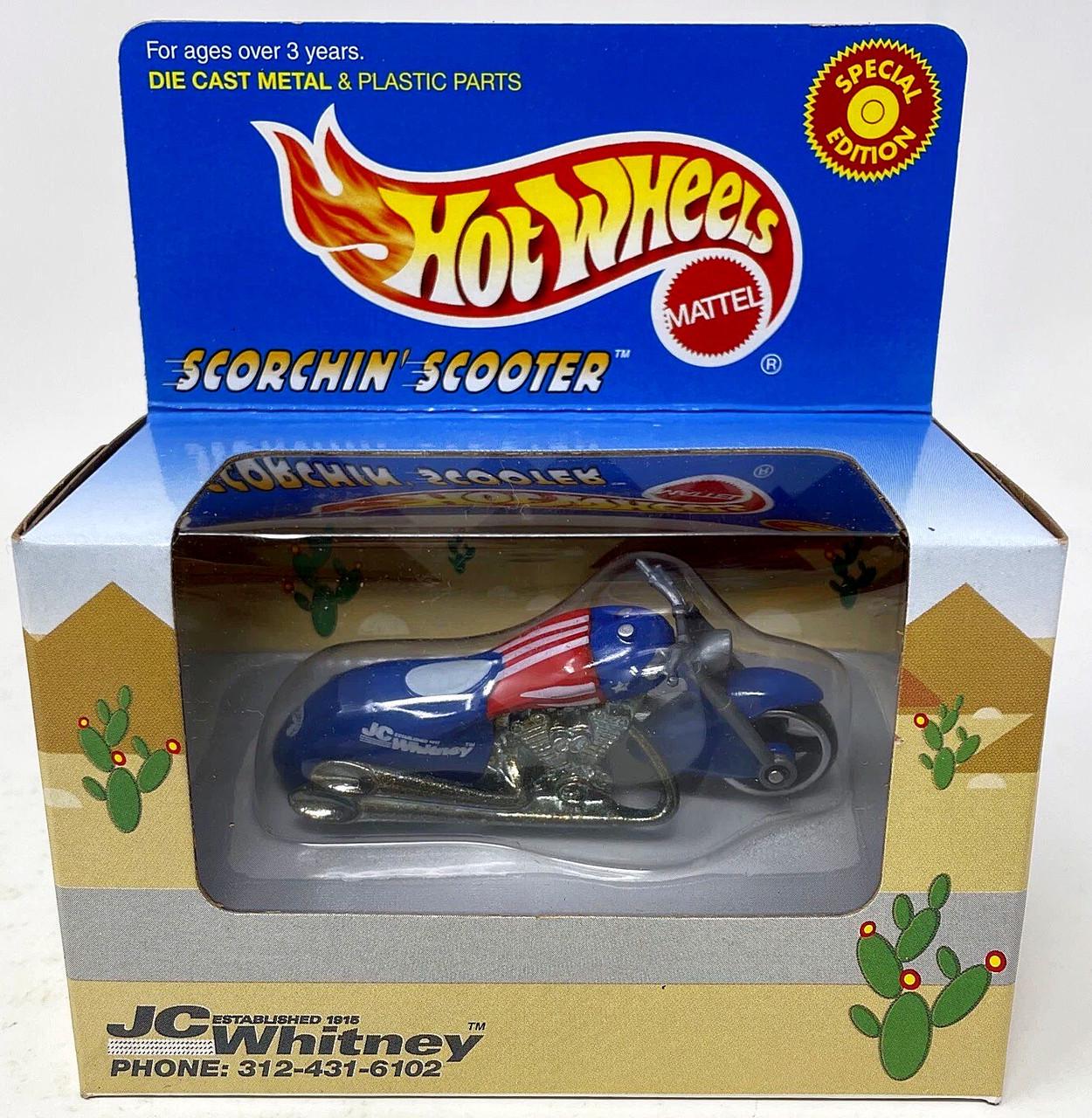 Игрушечный мотоцикл Hot Wheels Scorchin Scooter 2000 JC Whitney Promo Exclusive (23529)