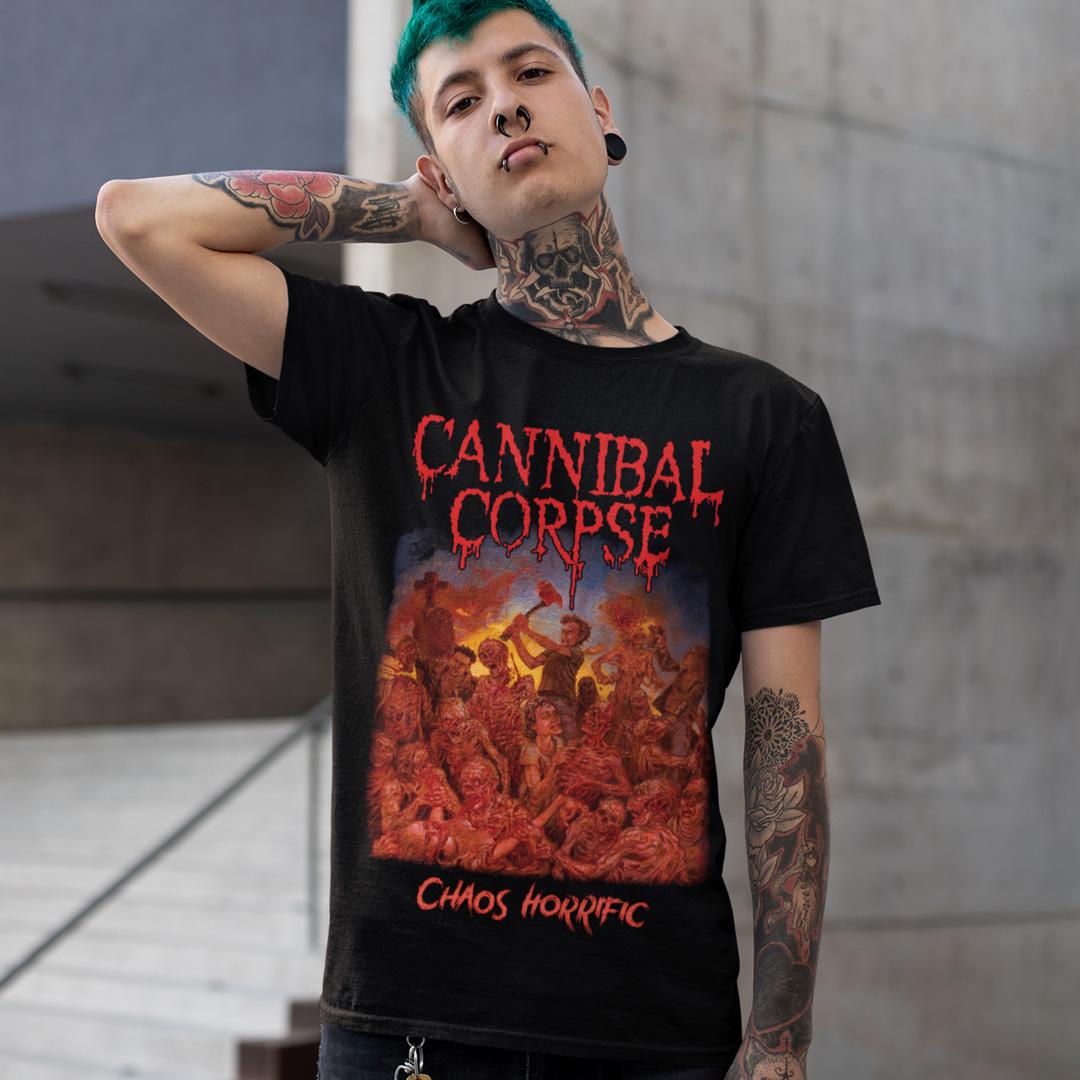 Футболка мужская Cannibal Corpse Chaos Horrific 2023 XL Черный (00000007031) Футболка мужская Cannibal Corpse Chaos Horrific 2023 XL Черный (00000007031)