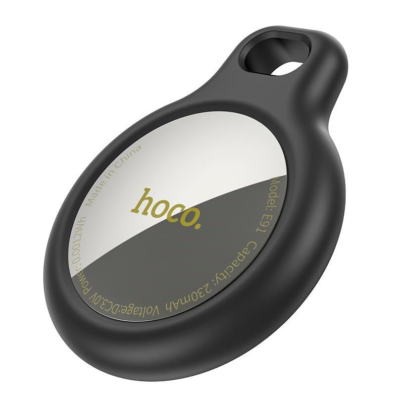 GPS-трекер брелок Hoco E91 Tiger intelligent positioning anti-lost device Черный (23689108)