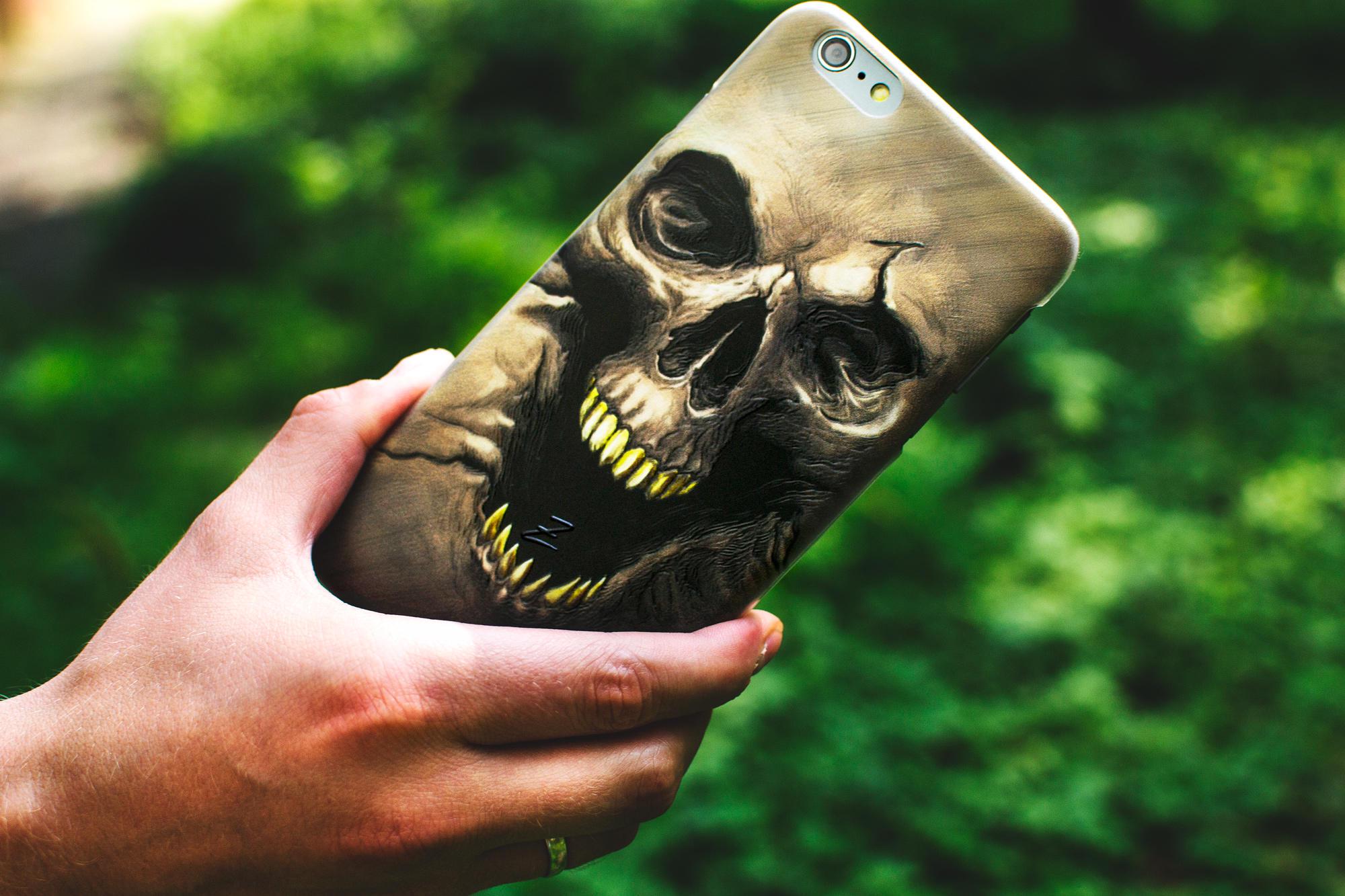 Силиконовый чехол Zorrov для Samsung Galaxy A32 - Skull (15500040056121584) - фото 2