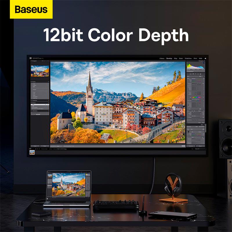 Кабель BASEUS B00633706111-02 High Definition Series DP 8K to DP 8k Adapter 2 м (575692) - фото 9 Кабель BASEUS B00633706111-02 High Definition Series DP 8K to DP 8k Adapter 2 м (575692) - фото 9