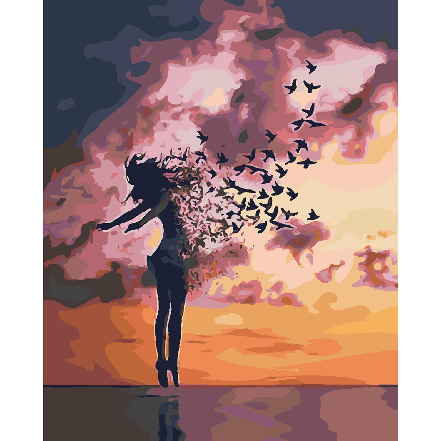 Картина по номерам Strateg Свободная душа 2 40х50 см (SY6307)