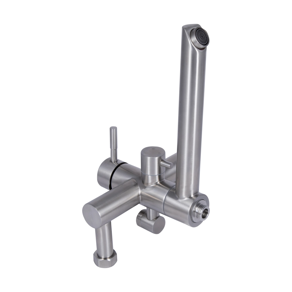 Душова система Lidz Aria 1033 LDARI1033NKS46109 на три споживача з виливом k35 Nickel (SD00052233) - фото 4