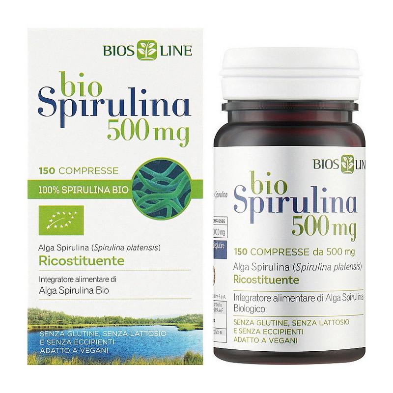 Екстракт спіруліни Bios Line Bio Spirulina 500 мг 150 капс. (22333-01)