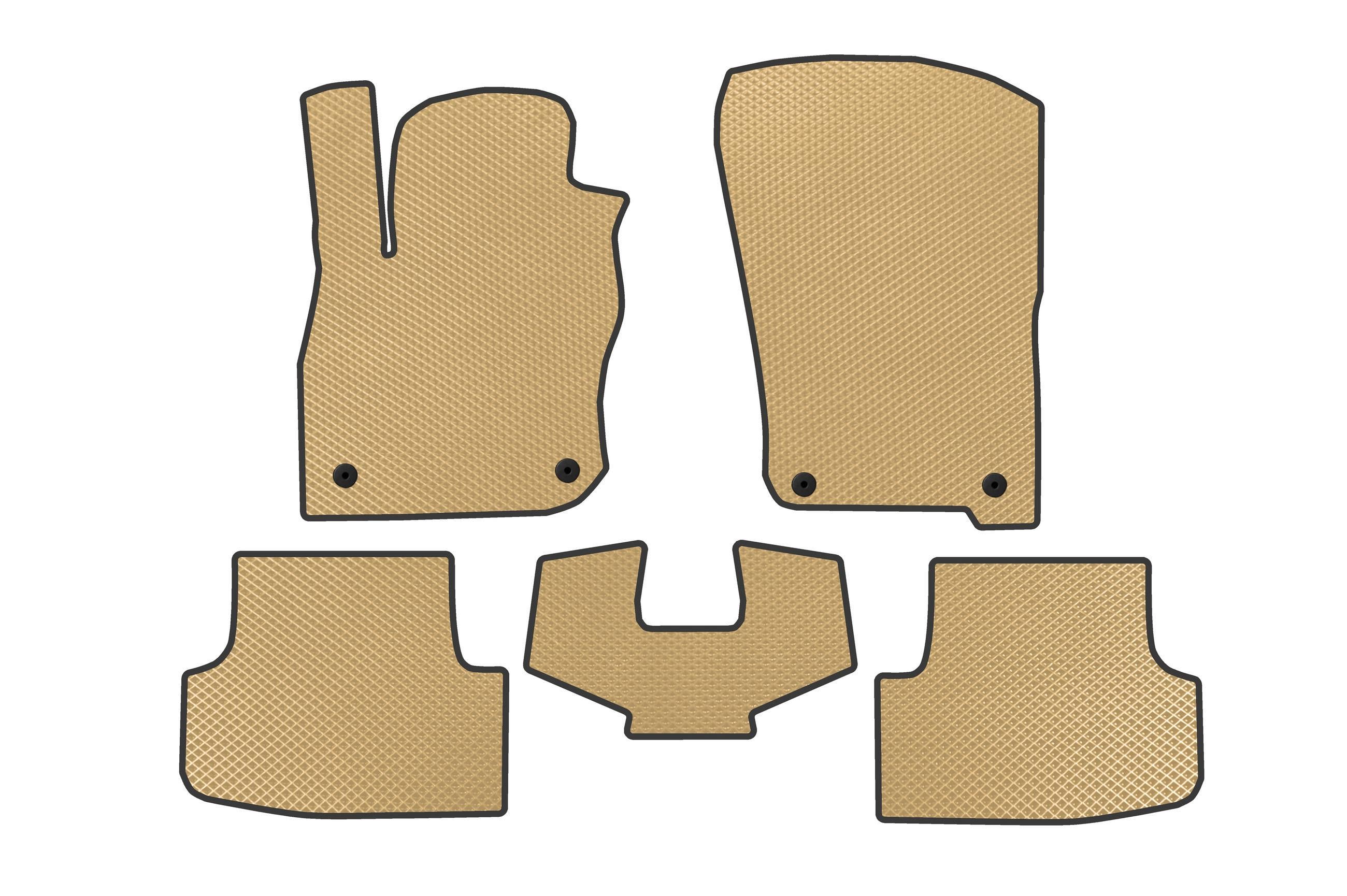 Коврики в автомобиль EVA Digital Designs Sedan для Audi A3 2020- гг. этилвинилацетат Бежевый (183617)