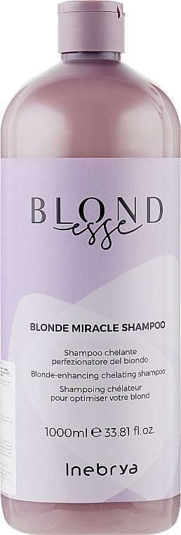 Шампунь для оттенков блонд Inebrya Blondesse Blonde miracle shampoo 1000 мл (1369524648)