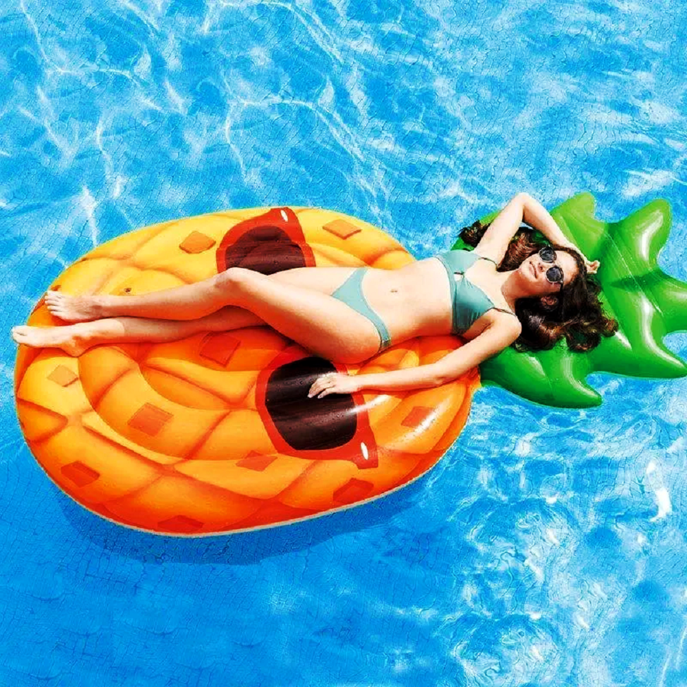 Пліт надувний Intex Ананас в окулярах 2,16х1,07 см (58790) - фото 3 Пліт надувний Intex Ананас в окулярах 2,16х1,07 см (58790) - фото 3