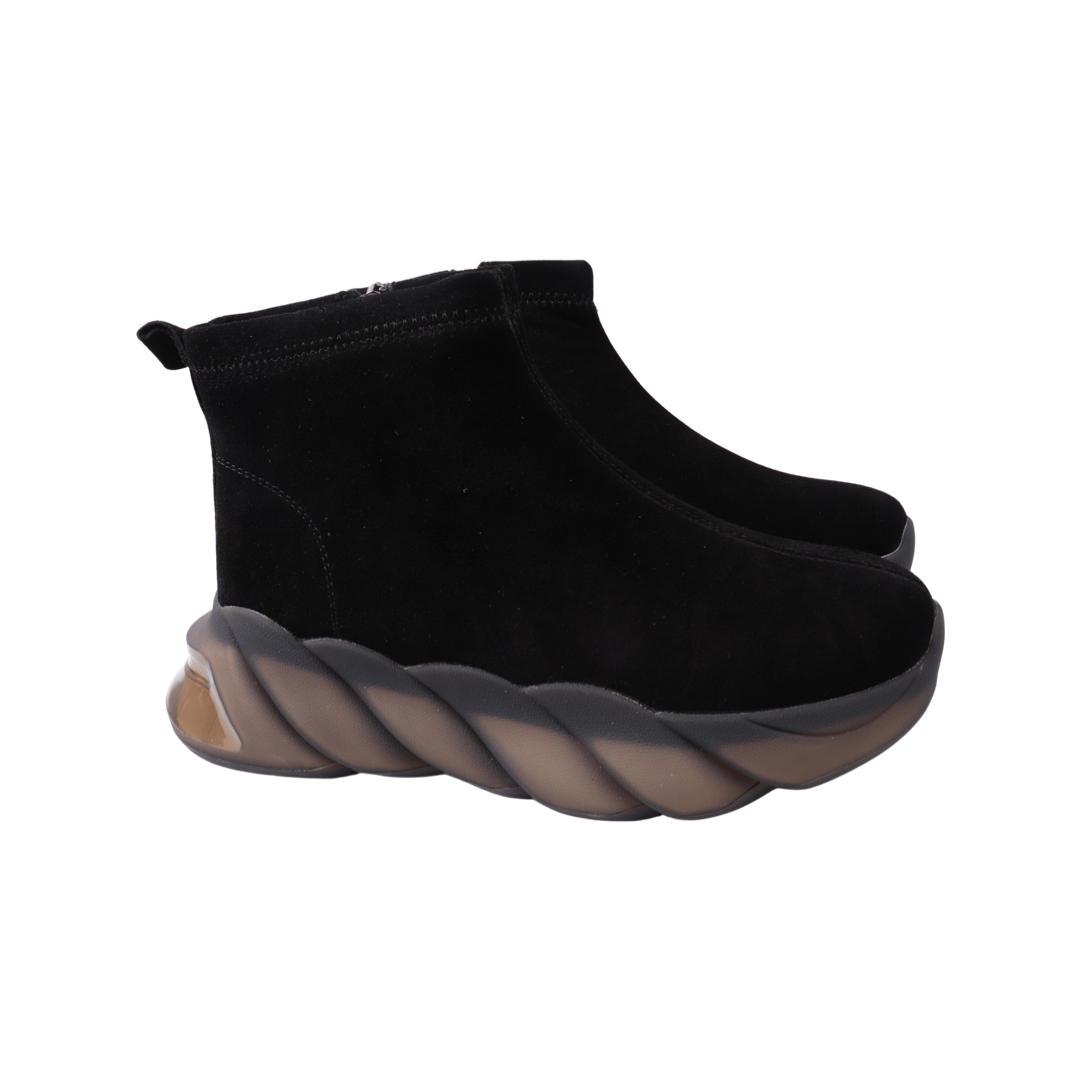 Черевики жіночі Li Fexpert із замші р. 37 Чорний (691-21DHS)