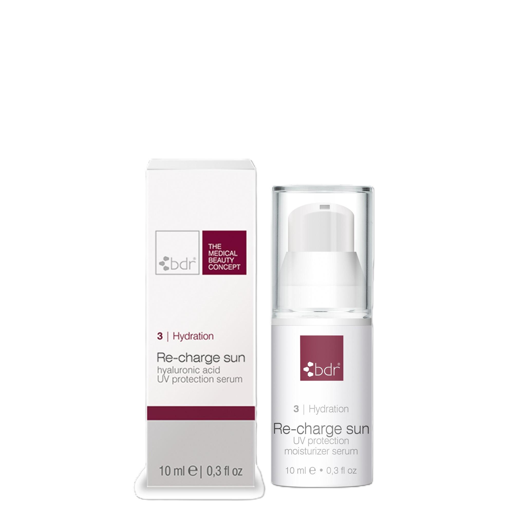 Сироватка зволожуюча BDR Re-charge Sun із захистом від ультрафіолету 10 мл (31296441)