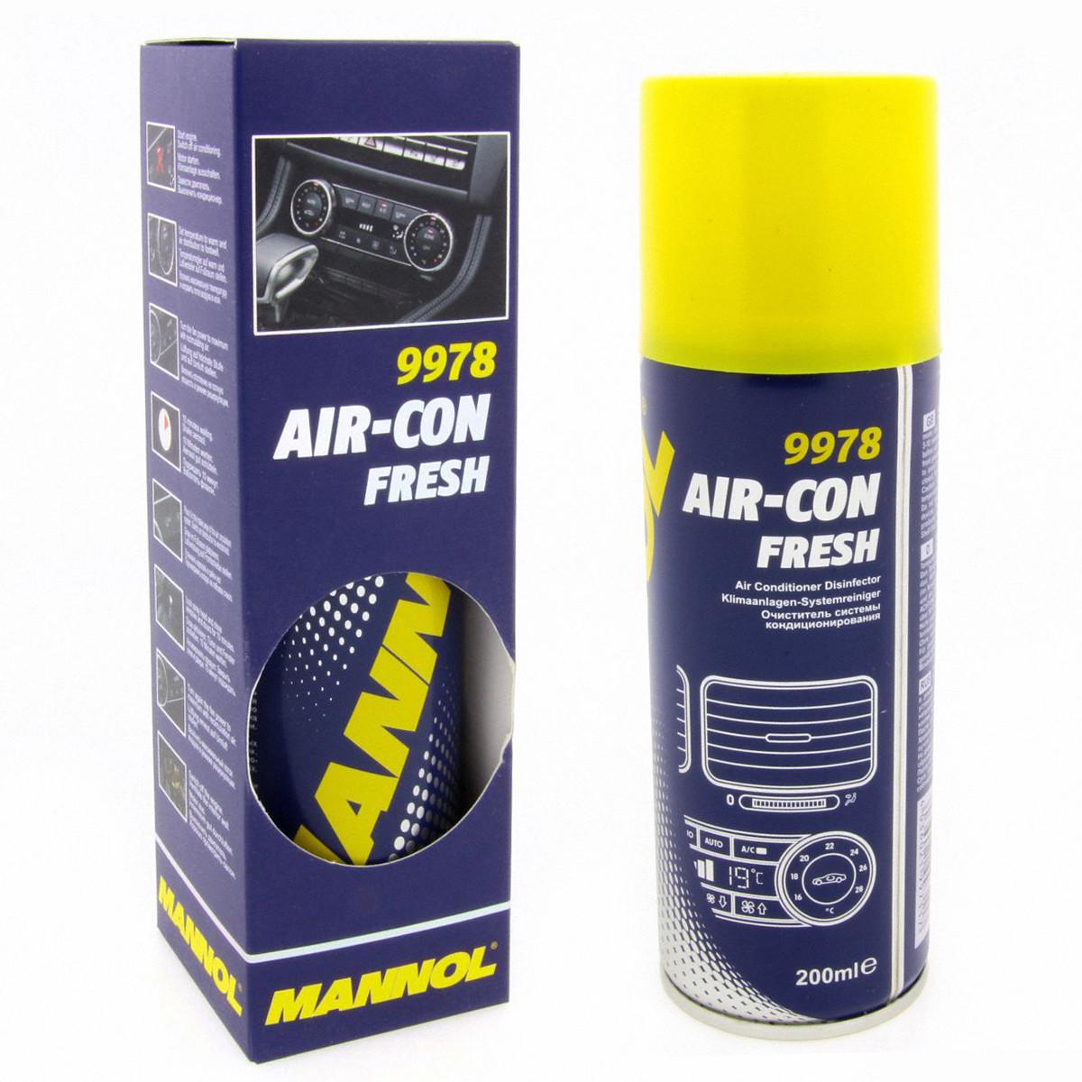Дезинфектор кондиционера автомобиля Mannol 9978 AIR-CON FRESH 200 мл (1137353759)
