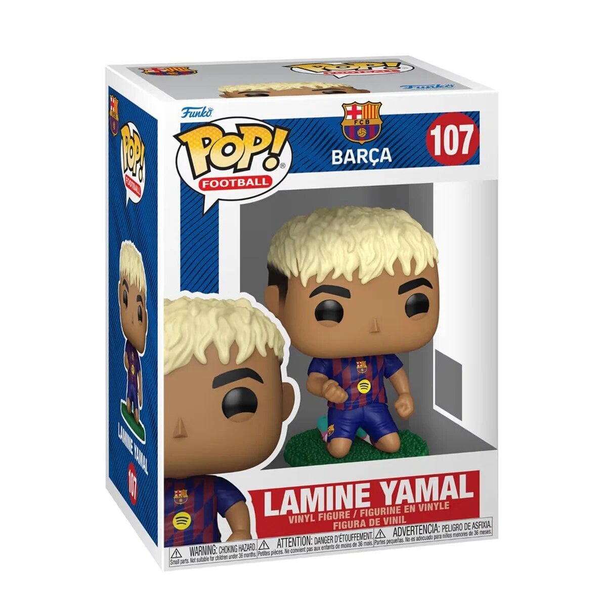 Детская игровая фигурка коллекционная Funko Pop Ламин Ямаль серия Футбол Барселона S2 9,6 см (93701)