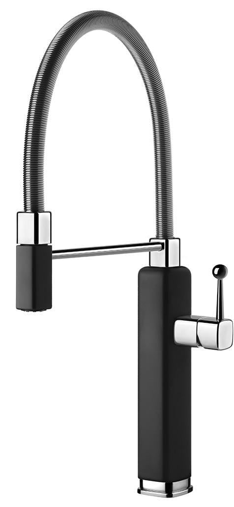 Кухонний змішувач Gessi Happy Чорний матовий (60061#299)