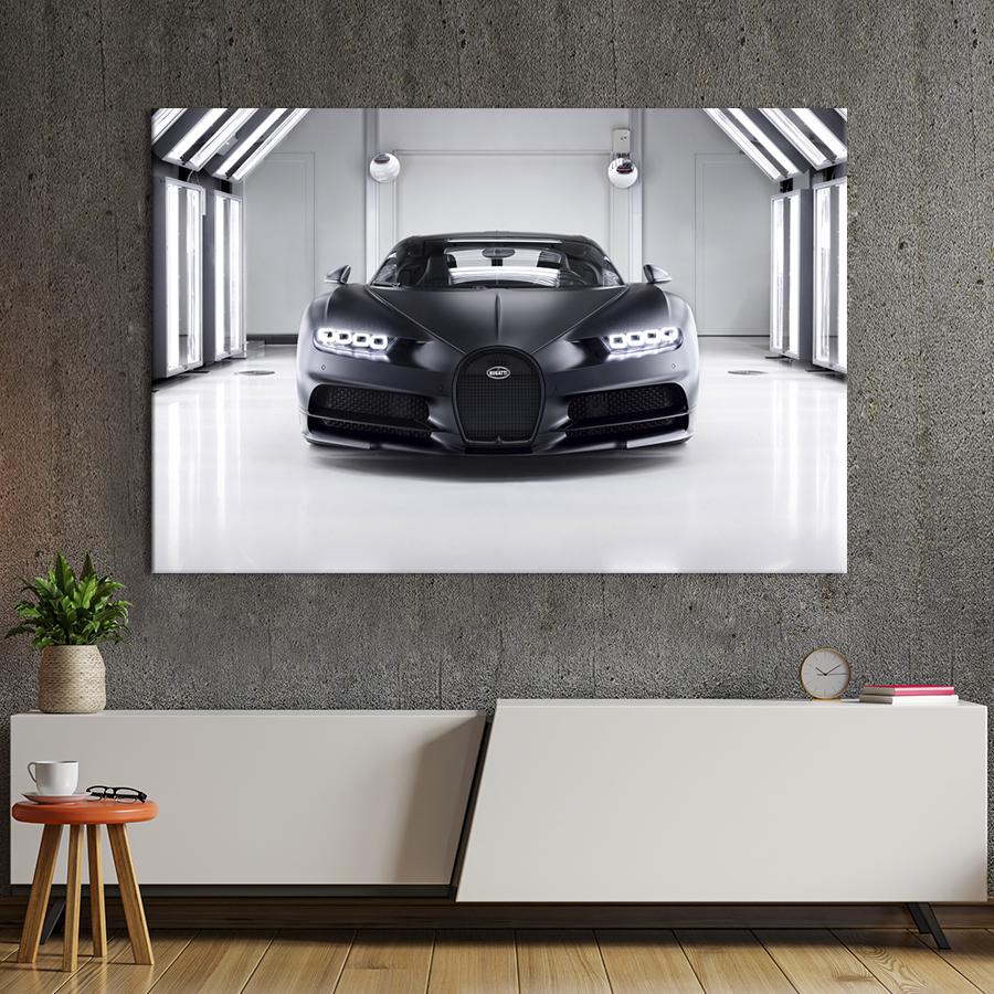 Картина на холсте Bugatti Chiron 51x34 см (1296-1)