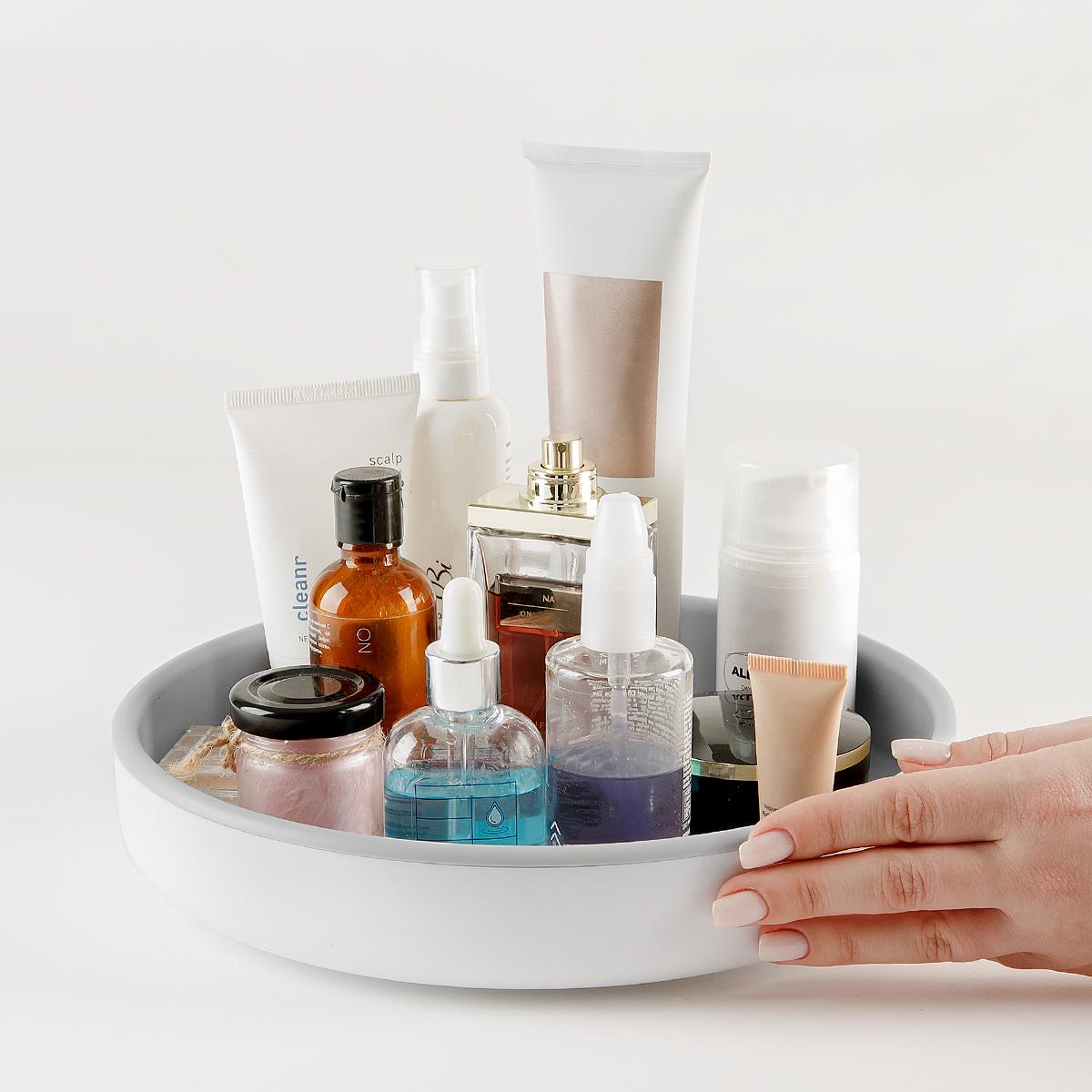 Підставка обертова МВМ MY HOME 360° Білий/Сірий (KP-11 M WHITE/GRAY) - фото 4