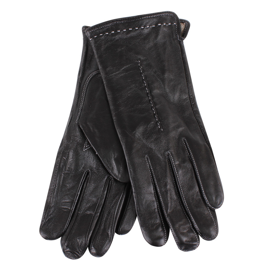 Рукавички жіночі шкіряні L103-1T сенсорні S/6,5"/17 см Чорний (2826528364) - фото 5 Рукавички жіночі шкіряні L103-1T сенсорні S/6,5"/17 см Чорний (2826528364) - фото 5